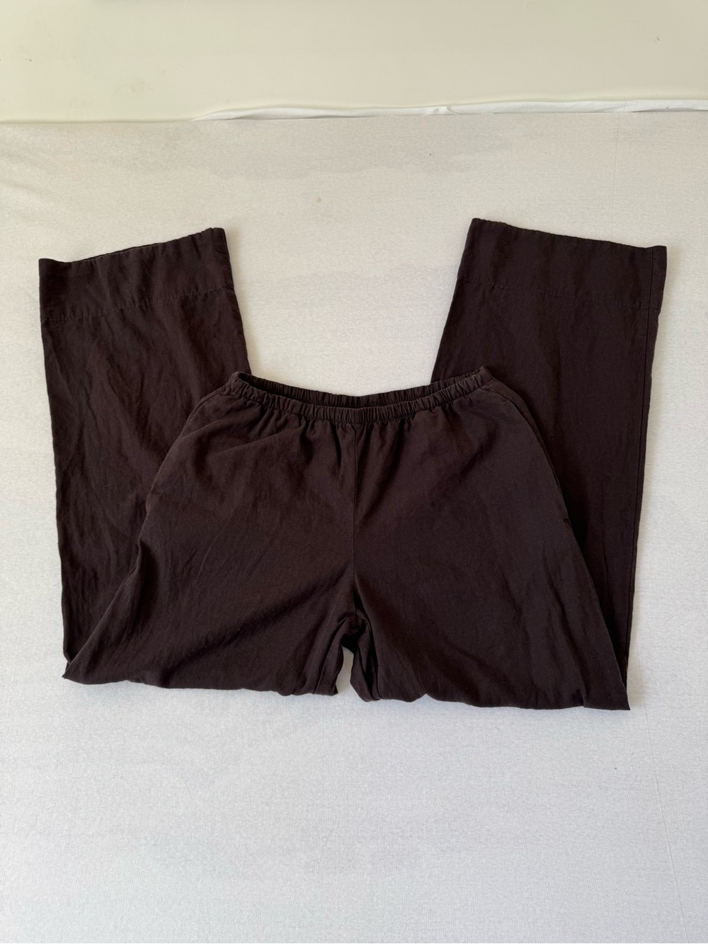 GAP Linen-Blend Easy Wide-Leg Pants XS